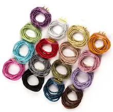 100 Pcs 10 lots 3mm Small hair ropes girls/' hair ties kids Toddlers/' Pigtail