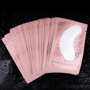 

Navina 50pairs Pink Package White Pearl Film Eyepatches Extension Eye lashes Eye Mask Eye Patches Under Eyepatch for Eyelash