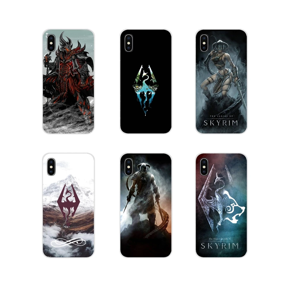 For Xiaomi Mi6 A1 5X 6X Redmi Note 5 5A 4X 4A 4 3 Plus Pro pocophone F1 Accessories Phone Cases Covers Skyrim | Мобильные телефоны