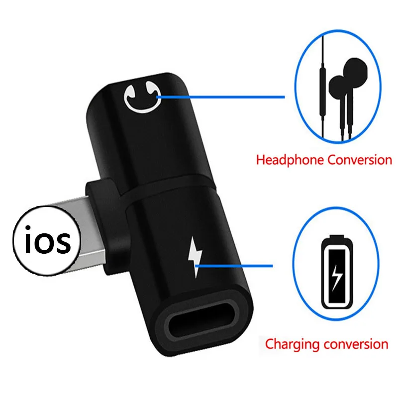 Dual 2 in1 for Lightning Adapter Charging Adapter For iPhone 8 Plus X IOS 10 11 12 Charger Splitter Headphone Adapter Converter Dual 2 in1 for Lightning Adapter Charging Adapter For iPhone 8 Plus X IOS 10 11 12 Charger Splitter Headphone Adapter Converter