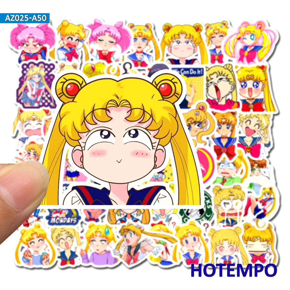 50pcs Anime Pretty Soldier Sailor Moon Stickers for DIY Mobile Phone Laptop Luggage Suitcase Guitar Skateboard Decal Stickers 50pcs Anime Pretty Soldier Sailor Moon Stickers for DIY Mobile Phone Laptop Luggage Suitcase Guitar Skateboard Decal Stickers