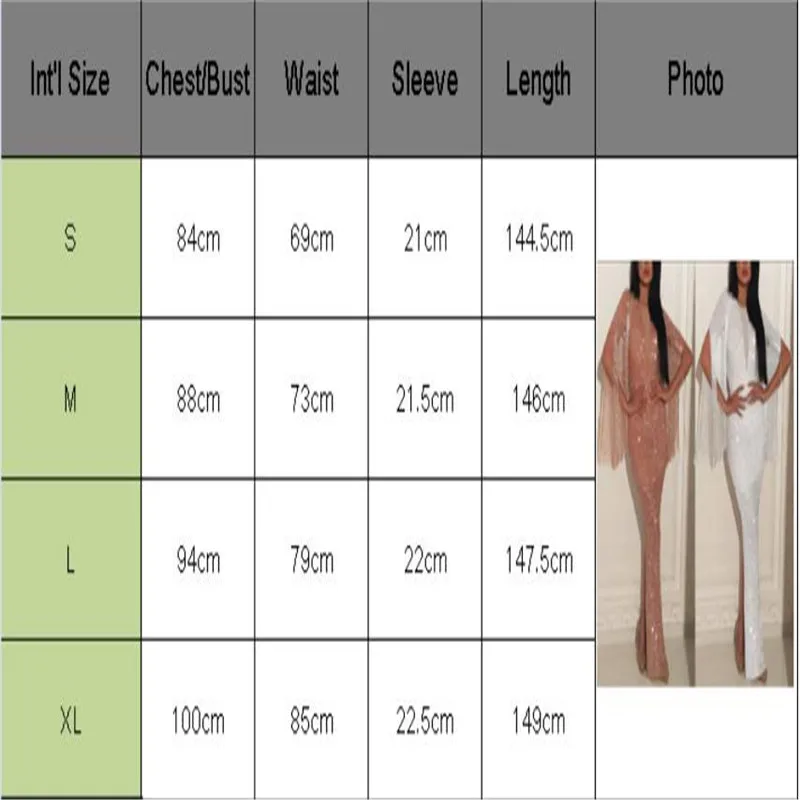 Womens Deep V-neck Glitter Bodycon Dresses Ladies Split Long Maxi Dress Party Evening Elegant Sexy Tassel Sleeve Dress Hot Sale