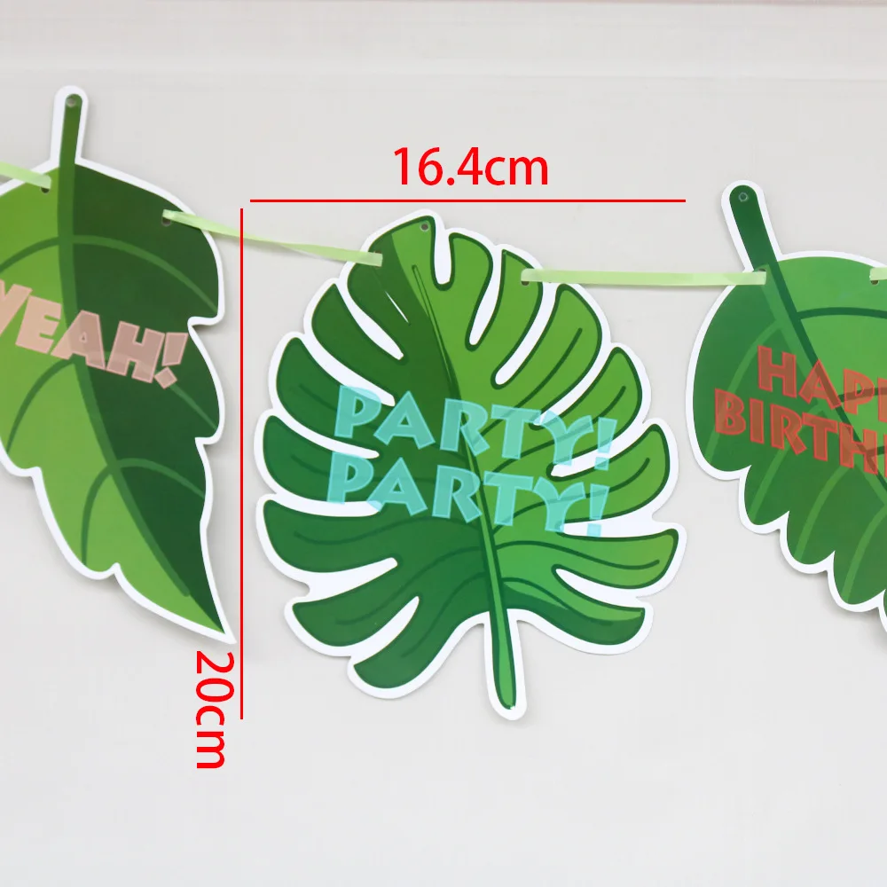 8-сезон Гавайский тематические баннеры черепаха флаг с листом джунгли сафари Животные украшение для торта на день рождения на тему "Лошадки карусели" Baby Shower декоративные принадлежности для вечеринок