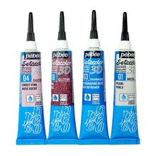 20 мл Pebeo Setacolor 3D ткань краски водонепроницаемый Outliner трубы блеск Brod'Line Глянцевая для тканевой обуви DIY Art LINE4