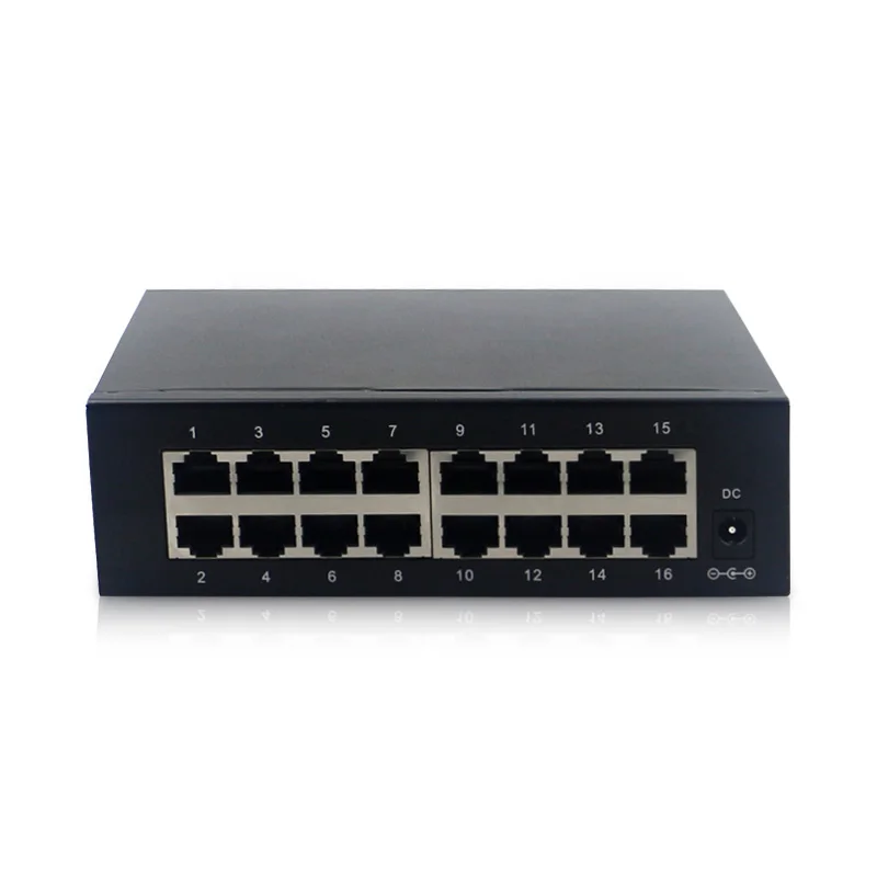 

Mini 16-Port 10/100/1000Mbps Desktop Gigabit Switch / Fast Ethernet Network Switch LAN switch/ Full or Half duplex Exchange