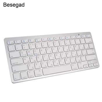

Vococal Portable Russian Wireless Bluetooth Keyboard Key Board Keypad for Windows Android IOS Tablet Laptop Dell Lenovo Xiaomi