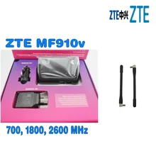 UNLOCKED Telstra ZTE MF910V Wifi 3G 4G 4GX mobile broadband pocket modem prepaid with Car kit plus 2pcs antenna