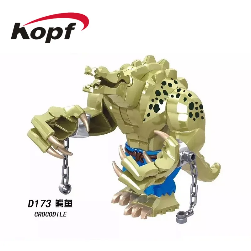 

Single Sale Building Blocks Big Size The Batman Movie Series Bricks Crocodile Killer Figures For Children Toys Collection D173