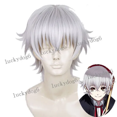 

Anime K Isana Yashiro Cosplay Silvery white Wig