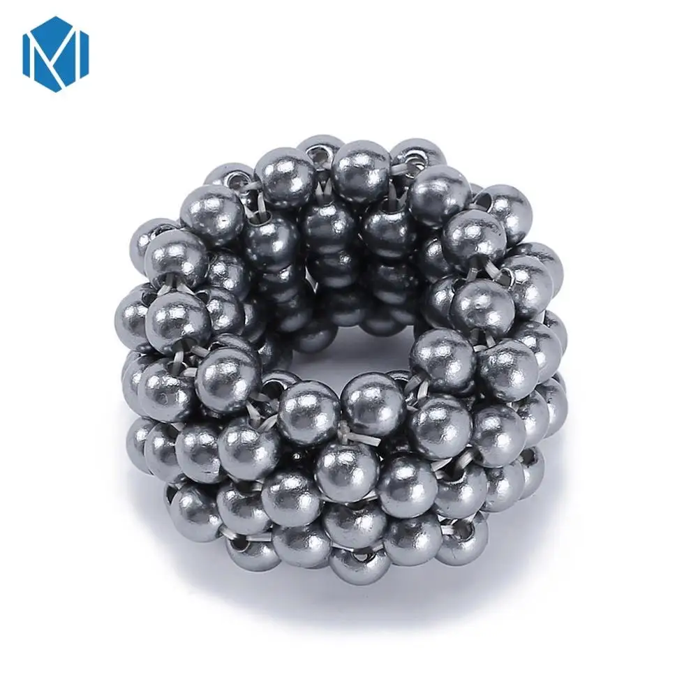 Horsetail ring D Резинки для волос с жемчугом и бусинами, резинки для волос для женщин, резинки для волос, резинки для волос, резинки для конского хвоста, резиновые аксессуары для волос - Цвет: Horsetail ring D