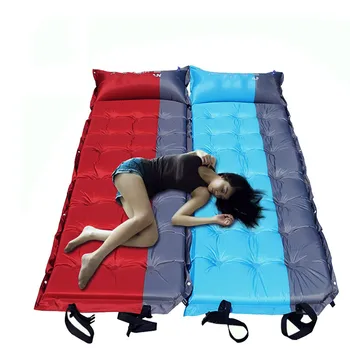 

200cm*65cm*5cm Outdoor Tent Mat Widened Thickening Automatic Air Cushion Inflatable Beach Mat Can Be Stitched Camping Mat