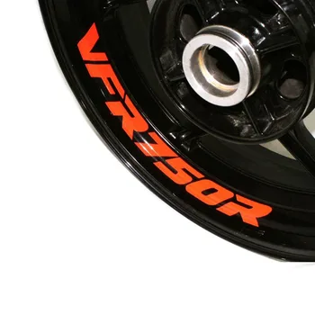 

A set of 8pcs high quality Motorcycle Wheel Sticker Decal Reflective Rim Bike Motorcycle Suitable For HONDA VFR750R VFR 750R