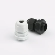 10 шт./лот PG9 Водонепроницаемый нейлоновый Пластиковый кабель кабельный ввод Разъем для возраста от 4 до 8 лет мм PP кабельная муфта