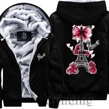 Pullover Neue Turm Hoodie Frauen Blume Paris Mädchen Mode Pullover Neue Turm Hoodie Frauen Blume Paris Mädchen Mode