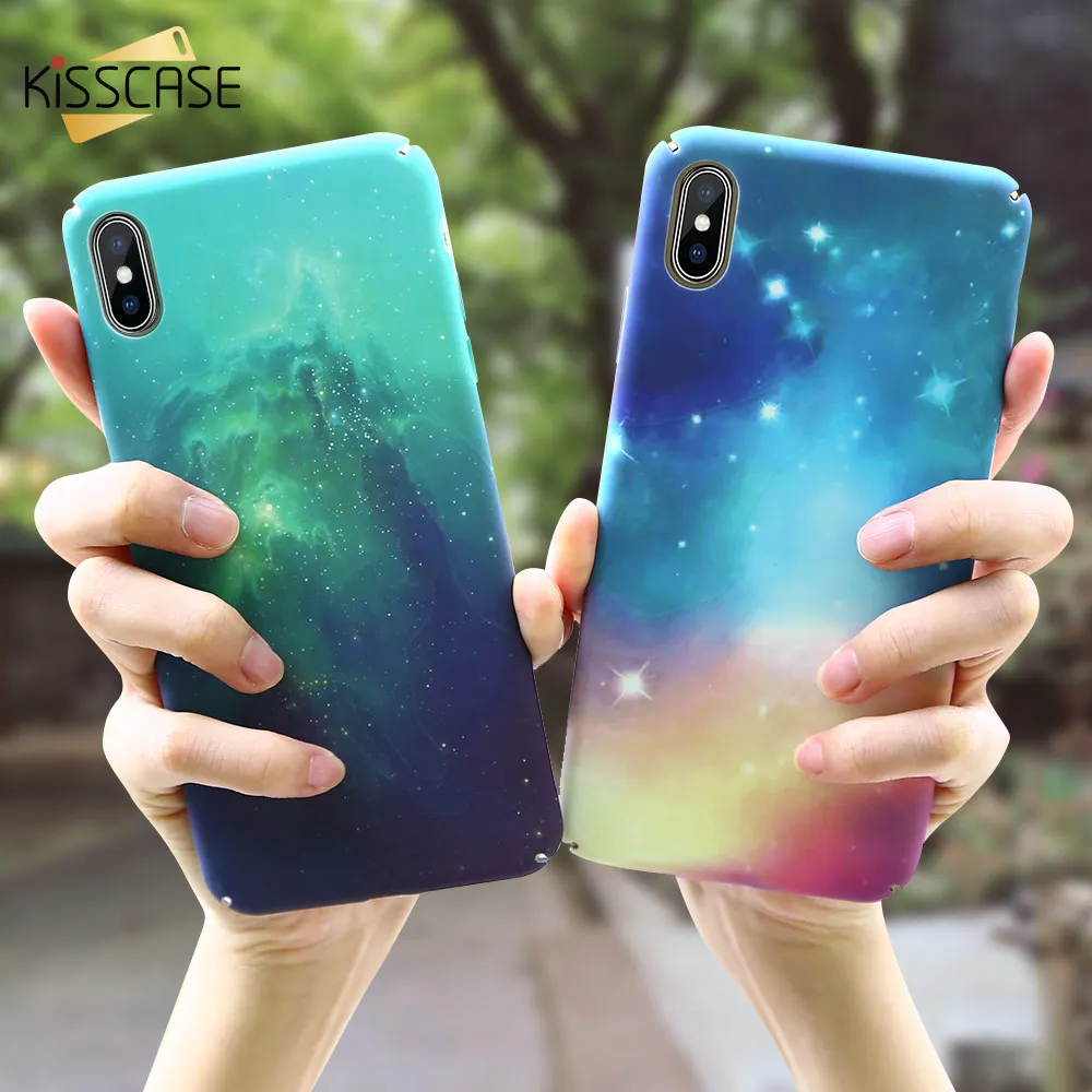 Чехол KISSCASE Matted Starry Luminous для iPhone XR XS MAX X 10 7 Plus 8 чехол с листьями 6 6S 5 5S Fundas |