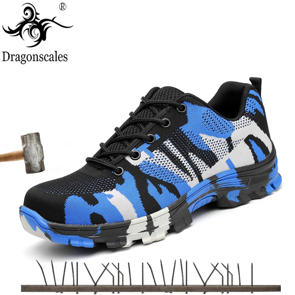 camo steel toe sneakers