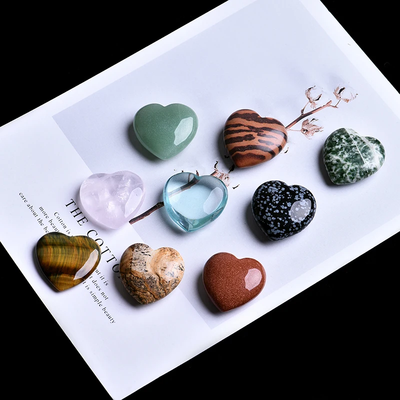 

1 PC Natural Rose Quartz Heart Shape Love Mini Crystal Chakra Healing Gem Collector Therapist DIY Jewelry Couple Decoration