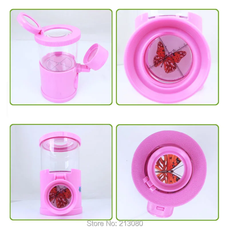 Educational Insect Magnifying Cup Child Kids Learn Grow Toy Student Science Experiment Teaching Prop (5)