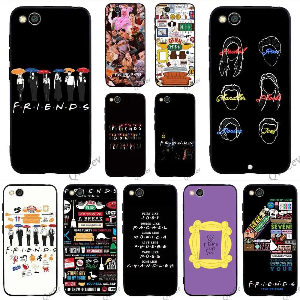 

Hybrid Friends Phone Cover for Redmi Note 6 Case 4X A2 A1 4A Plus 5A Prime 6A 7 5 Pro for Xiaomi Mi 9se 9 8 Lite Cases Skin