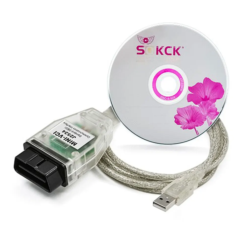 MINI VCI для Toyota TIS Techstream FT232RL FTDI V15.00.028 FW V1.41 OBD2/OBDII 16 контактный диагностический
