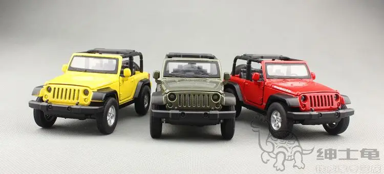 Высокая моделирования изысканные модели Игрушечные лошадки: meizhi модель Chrysler Jeep Wrangler Rubicon модель автомобиля 1:32 сплава модели автомобиля отличные подарки