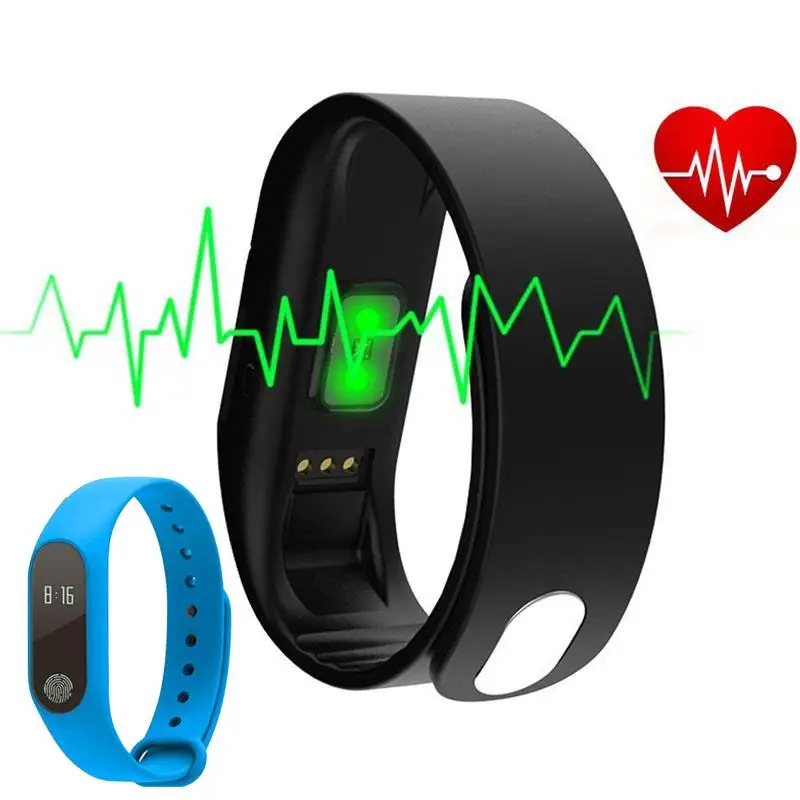 Hiwego Smart Wristband M2 Smart Bracelet Heart Rate Monitor Pedometer Waterproof Bluetooth For iOS Android For Men Women