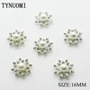 10pcs16MM Pearl Rhinestone Buttons For Wedding Embellishment Buttons, Flat Buttons, Clothing With Sewing Accessories ► Photo 1/3