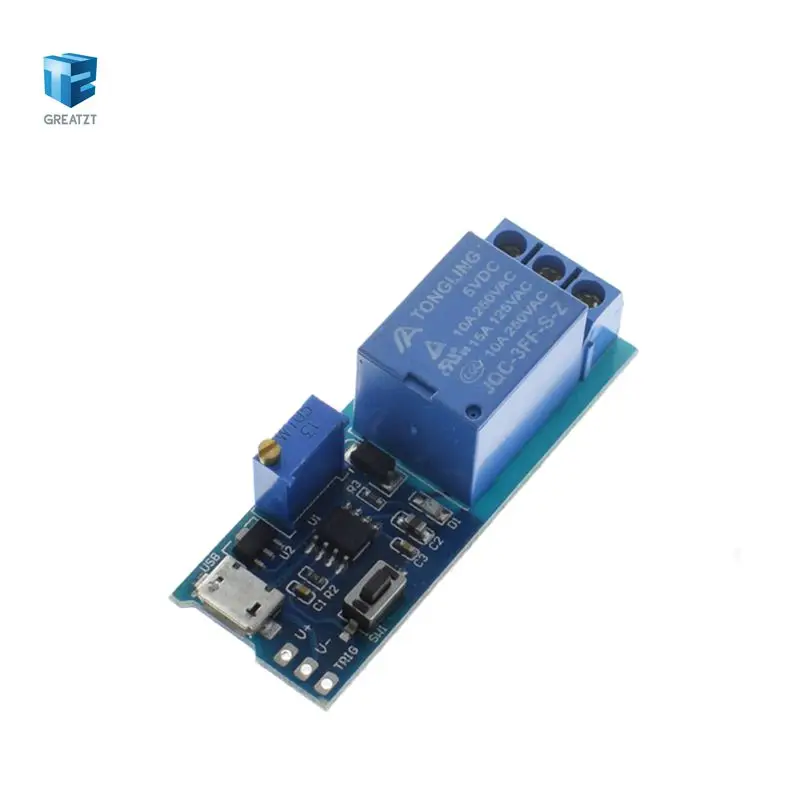 Micro USB Power Relay Timer Contror 5V 30V Delay Relay Timer Module