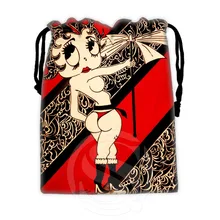 H-P657 на заказ Betty Boop#13 drawstring Сумки для мобильного телефона планшета ПК упаковка подарок Bags18X22cm SQ00806# H0657