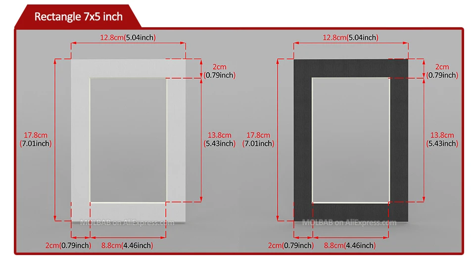 Белый/черный фото коврики прямоугольная бумага держатели фактурной поверхностью для 6/7/8 дюймовые рамы для картин пасс-Partouts 100 шт./лот