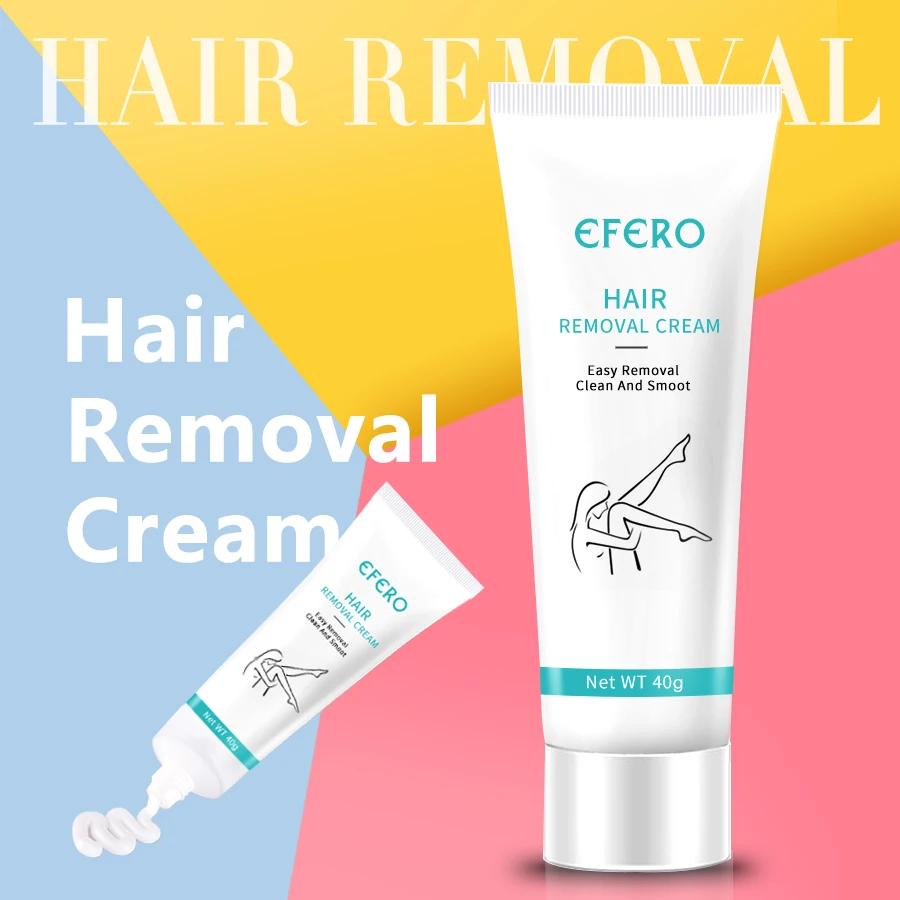 EFERO унисекс крем для удаления волос безболезненный депилятор крем Удаляет подмышечные ноги волосы уход за телом нежная не стимулирующая депиляция