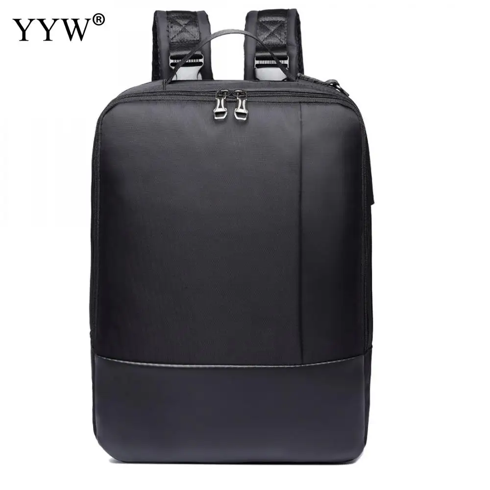 

Men School Backpack Nylon Multifunction Backpack Designer Frosted Laptop Backpack Exquisite Black Rugzak Anti-Theft Bag Mochila