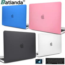 Для нового MacBook retina Pro Air 13 15 16 A2141 A2159 A1932 A1990 чехол с сенсорной панелью и клавиатурой прозрачный кристально матовый жесткий чехол