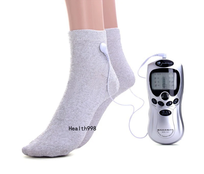 Massage socks with Blue LCD Electronic Full Body Slimming Massager Burn