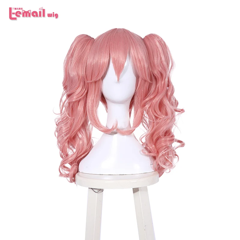 L email wig Japanese Fate/EXTRA Tamamo no Mae Cosplay Wigs Long Pink
