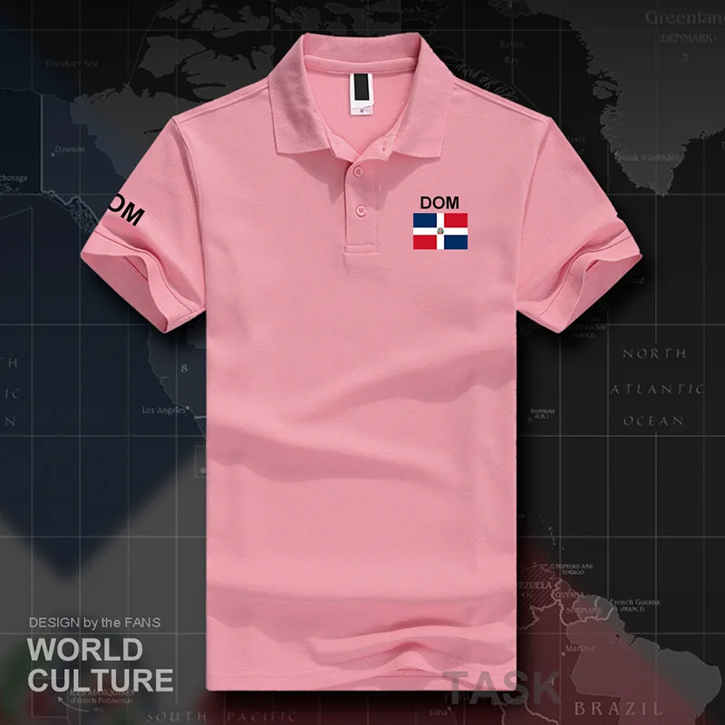 

Dominican Republic Dominicana DOM polo shirts men short sleeve white brands printed for country 2017 cotton nation team Dominica