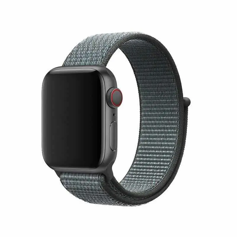 Цветной тканый нейлоновый ремешок для Apple Watch Band 5 4 40 мм 44 мм мягкая дышащая Спортивная петля для iWatch 3 2 1 38 мм 42 мм ремешок для часов