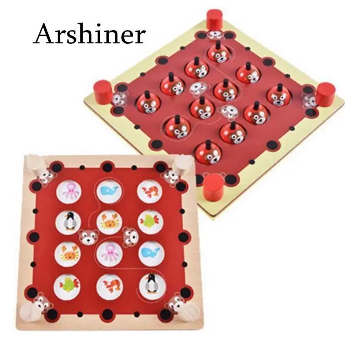 Wooden Hot Selling Bear Memory Chess Memory Matching Game desktop toys parent-Child interactive children's educational toys Wooden Hot Selling Bear Memory Chess Memory Matching Game desktop toys parent-Child interactive children's educational toys