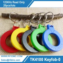 125 кГц RFID проксимити-идентификатор, Токен-тег брелки для ключей, совместимый EM4100 EM4200 для контроля доступа управления членством