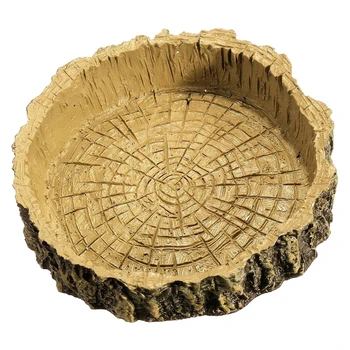 

NOCM-Water Bowl Reptile Turtle Bowl for Amphibians Snakes Lizard Gecko