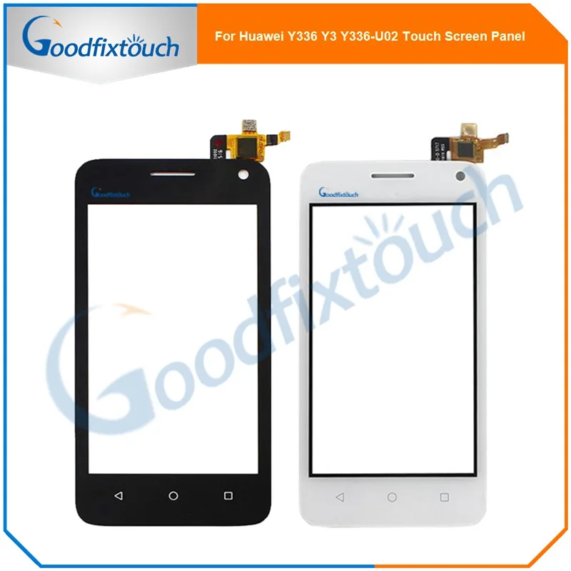 HW0015 For Huawei Y336 Y3 Y336-U02 Touch Screen Panel Front Glass Touchscreen Panel Digitizer Replacement Lens