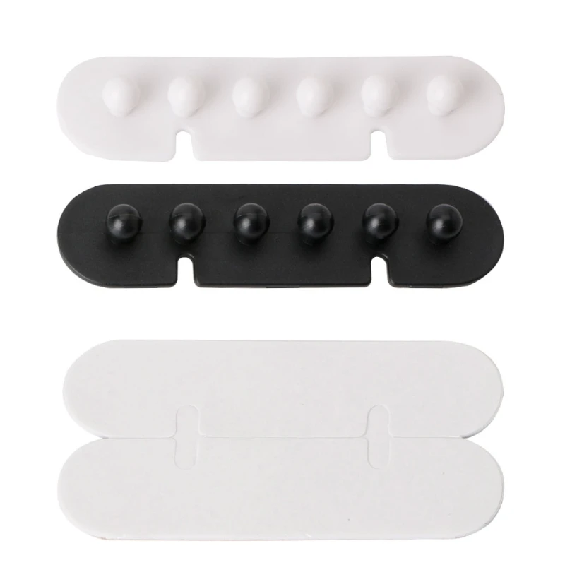 

5 Slot Cable Clip Holder Desktop Plug Cord Management Fixture Organizer Storage