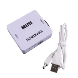 Универсальный HDMI конвертер VGA до 3,5 мм Aux аудио адаптер Разъемы для PS3 Тетрадь ПК HDTV проектор 1080 P адаптеры Новый