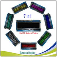 7 Mode RGB Backlight, FSTN Negative Mode (RGB on Black) 162 16X2 1602 Character LCD Module Display Screen LCM