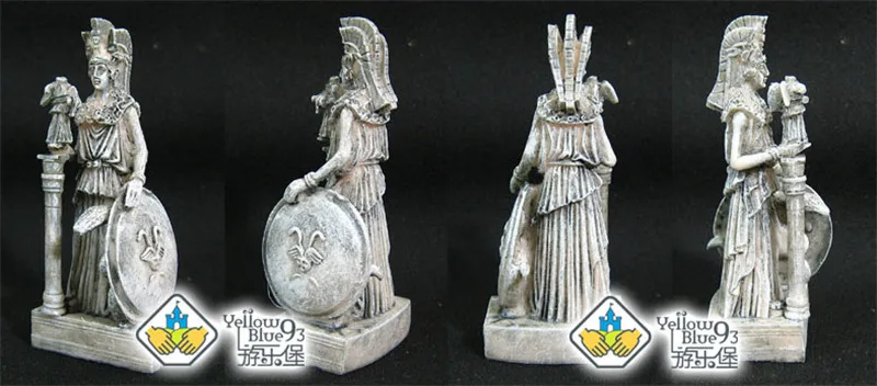 Парк развлечений Saint Seiya модель сцены золотой дворец зодиака с статуей папы атины