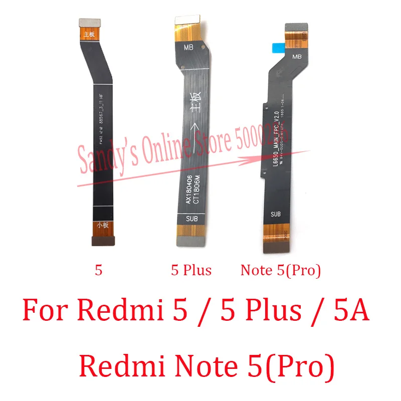 1 шт./партия Материнская плата соединительная гибкий кабель для Xiaomi Redmi 5 5A Note Pro Plus