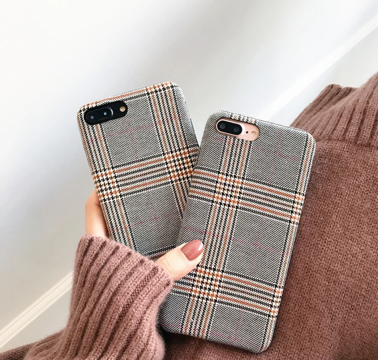 Hepu Flannel England Style Sub for iPhone7 Phone Case