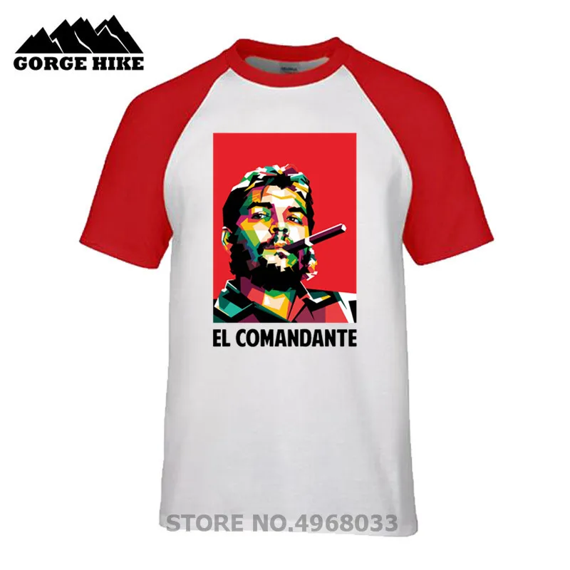 Футболка с забавным принтом EL Comandante Che Guevara футболка надписью this is battle to the death we war