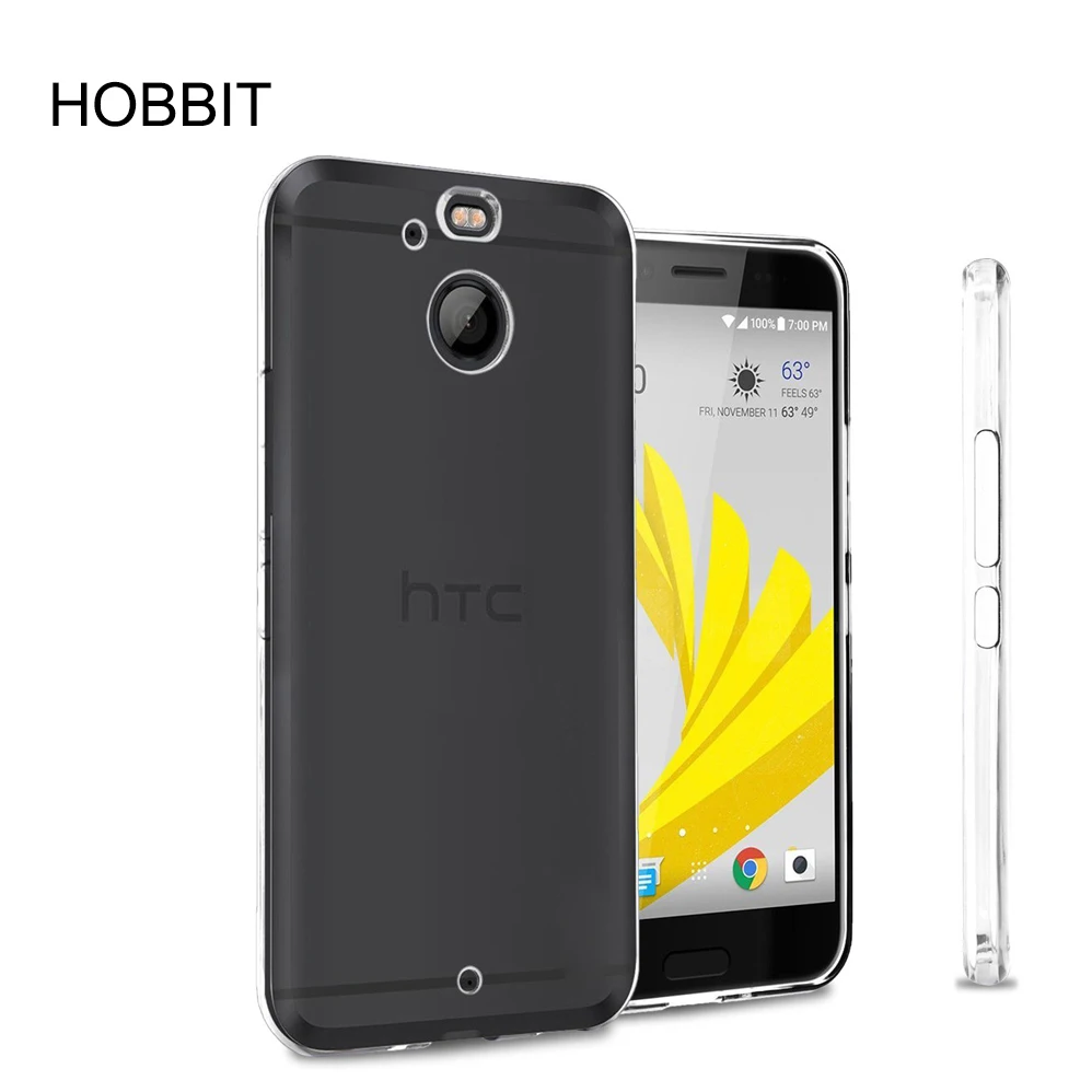 

For HTC 10 evo [Anti Scratch] Ultra Slim Thin Transparent TPU Rubber Soft Skin Silicone Protective phone Case cover