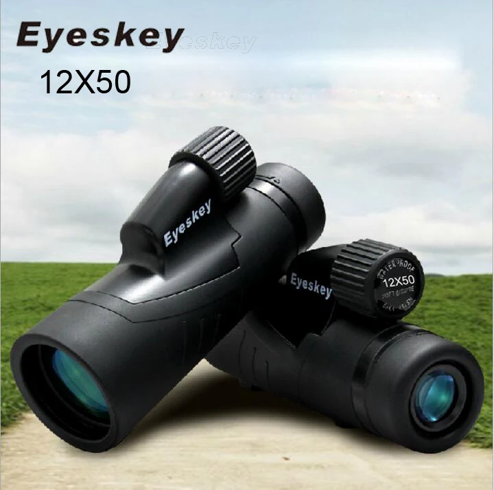 Eyeskey 12x50 أحادي للماء تلسكوب مناظير للصيد أحادي Telescopio مع BaK4 بريزم البصريات عالية مرات